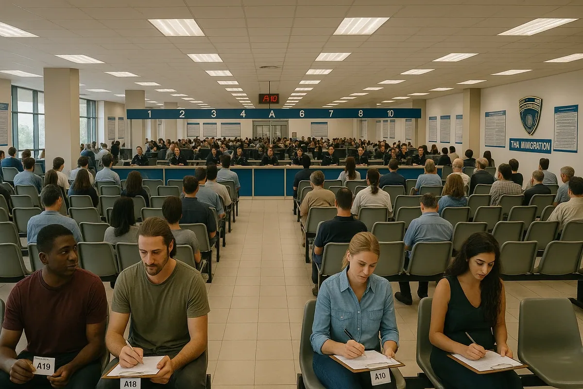 Expat filing online 90-day report with Thai immigration